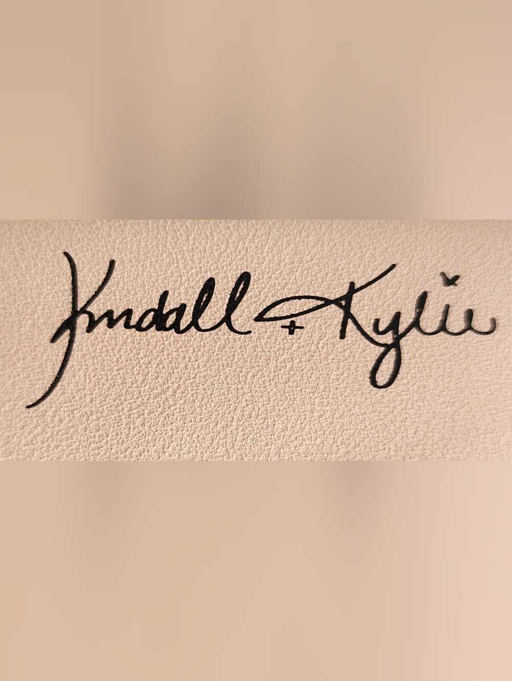 Kendall + Kylie Blush Pink Wristlet Clutch | Minimalist Vegan Leather Pouch - Picture 1 of 5